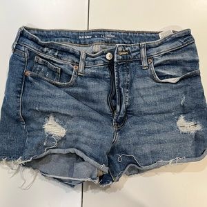 Denim shorts